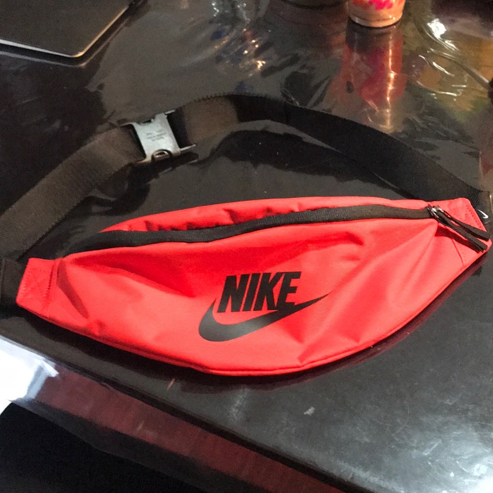 Nike red Fanny pack